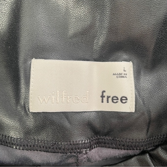 Aritzia Wilfred Free Daria Leather Leggings - Picture 3 of 3